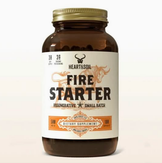 Heart & Soil Fire Starter (180 Capsules)