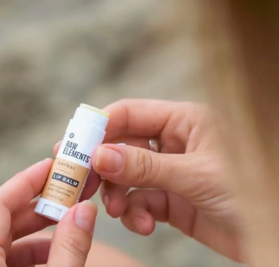 Raw Elements Herbal Rescue Lip Balm SPF – 0.15 oz